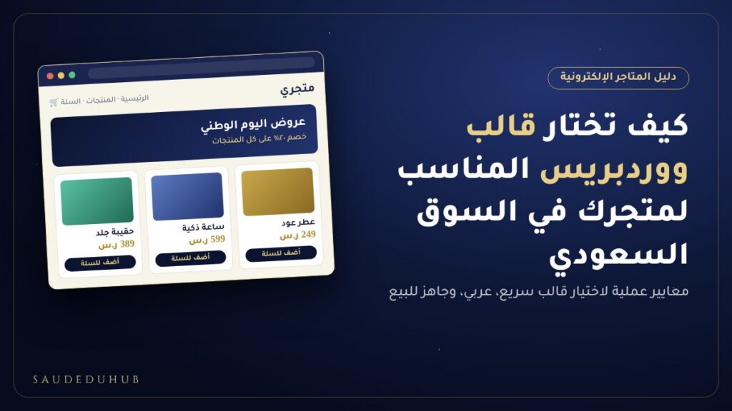 مقارنة قوالب ووردبريس للمتاجر السعودية